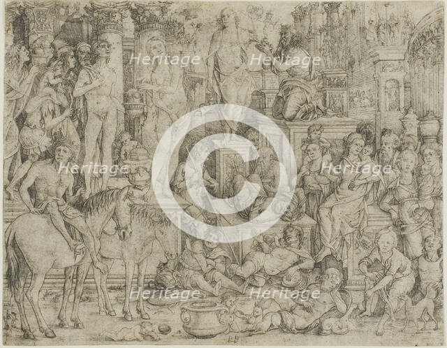 Triumph of the Moon, 1500/10. Creator: Monogrammist P.P..