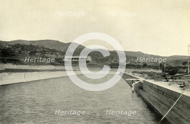 'New Port of Salina Cruz, on the Pacific: The Great Dry Dock', 1919. Creator: Unknown.