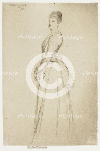 Portrait of Mrs. C. W., 1890. Creator: Theodore Roussel.