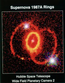Remnant of Supernova 1987A. Artist: Unknown