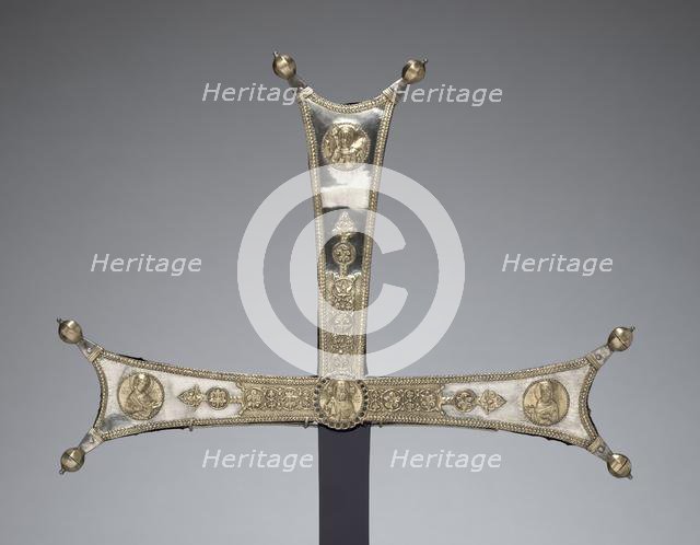 Fragment of a Processional Cross, c. 1050. Creator: Unknown.