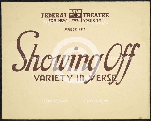 Showing Off, New York, 1937. Creator: Unknown.