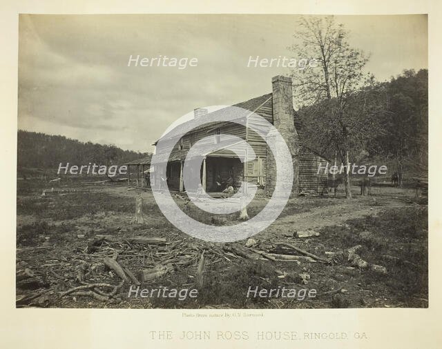 The John Ross House, Ringold, GA, 1866. Creator: George N. Barnard.