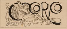 Cocorico magazine title , 1898. Creator: Mucha, Alfons Marie (1860-1939).