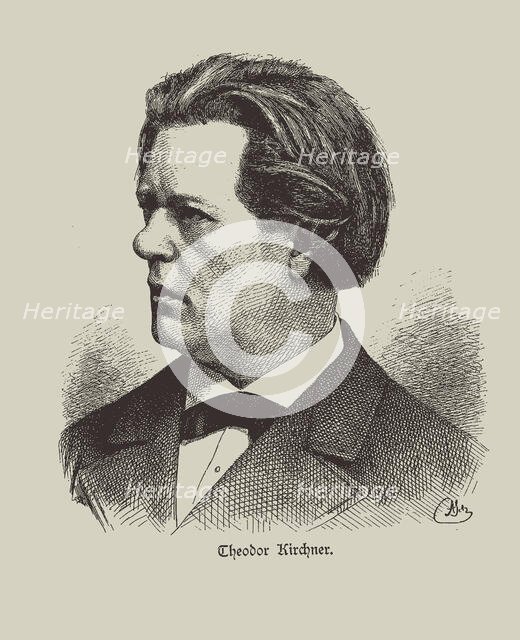 Portrait of the organist and composer Theodor Kirchner (1823-1903). Creator: Anonymous.
