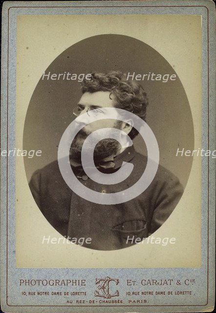 Georges Bizet, French composer and pianist, 1870s(?). Artist: Etienne Carjat