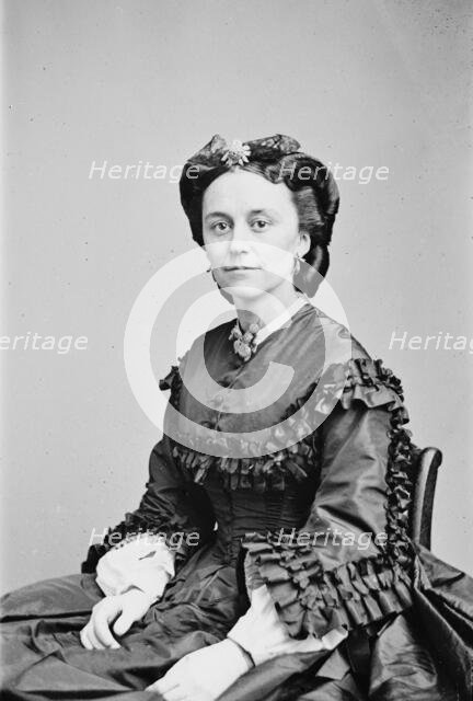 Mrs. George B. McClellan, between 1855 and 1865. Creator: Unknown.