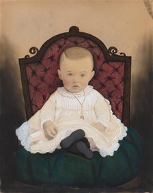 Portrait of a Baby, 1880s. Creator: Unknown.