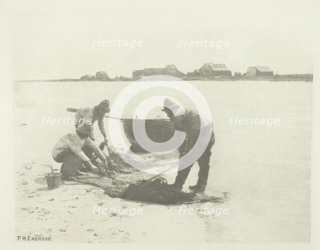 Smelting on the River Blythe (Suffolk), 1883/87, printed 1888. Creator: Peter Henry Emerson.