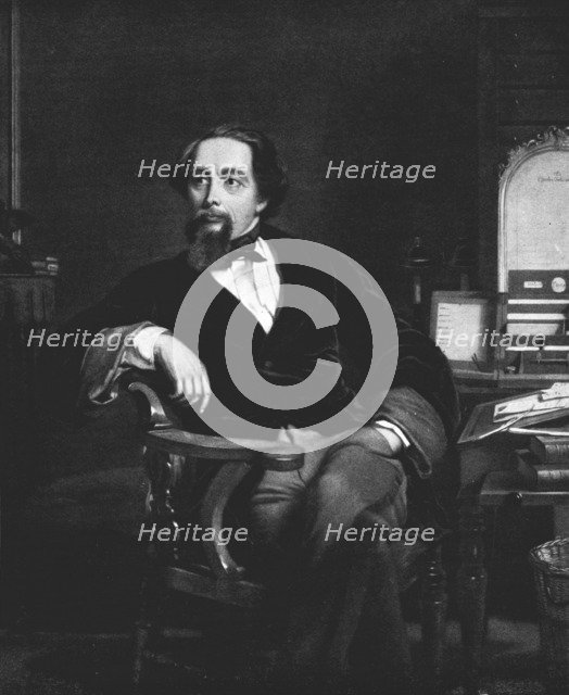 'Charles Dickens (1812-1870)', 1859, (1912). Artist: William Powell Frith.