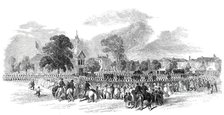 Funeral of His Royal Highness the Duke of Cambridge - the Procession at Kew, 1850. Creator: Smyth.
