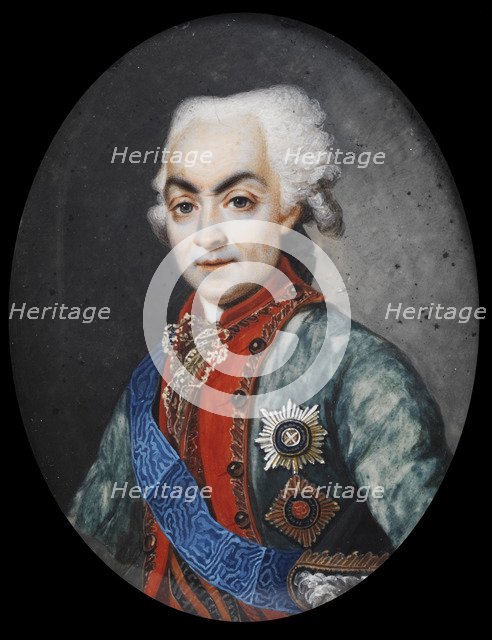 Prince Nikolai Vasilyevich Repnin (1734-1801), after 1792. Artist: Anonymous  