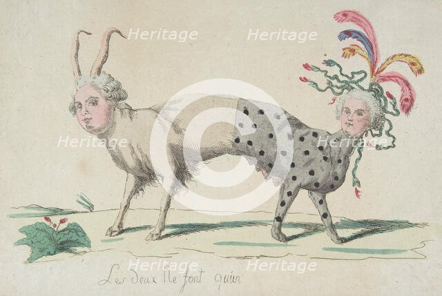The Two Are But One (Les deux ne font qu'un), late 18th century., late 18th century. Creator: Anon.