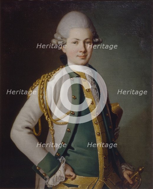 Portrait of Count Nikolay Semyonovich Mordvinov (1754-1845), 1771. Artist: Christineck, Carl Ludwig Johann (1732/3-1792/4)
