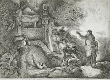The Raising of Lazarus, between c1647 and c1651. Creator: Giovanni Benedetto Castiglione.