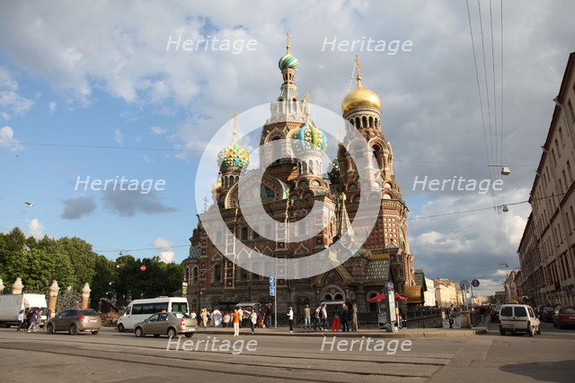 Church of the Saviour on Blood, St Petersburg, Russia, 2011. Artist: Sheldon Marshall