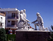 Monument to remember the repopulated of this lands dedicated to Carlos III (1716-1788), King of S…