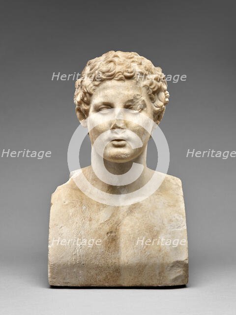 Herm of a Man (Ares Ludovisi type), first half of 1st century A.D. Creator: Unknown.