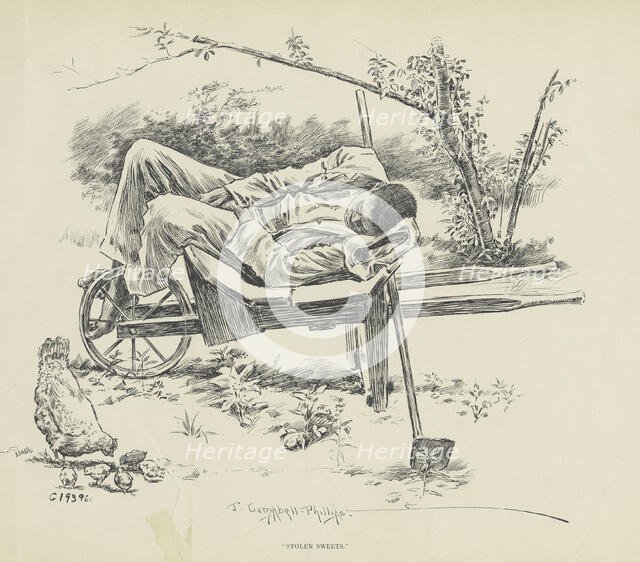 Stolen sweets, 1899. Creator: Jay Campbell Phillips.