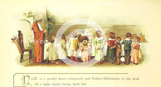 Now is a goodly feast outspread..., 1894. Creator: Eliza F. Manning.