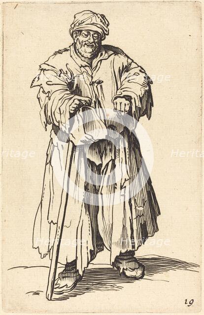 Fat Beggar with Eyes Cast Down. Creator: Unknown.