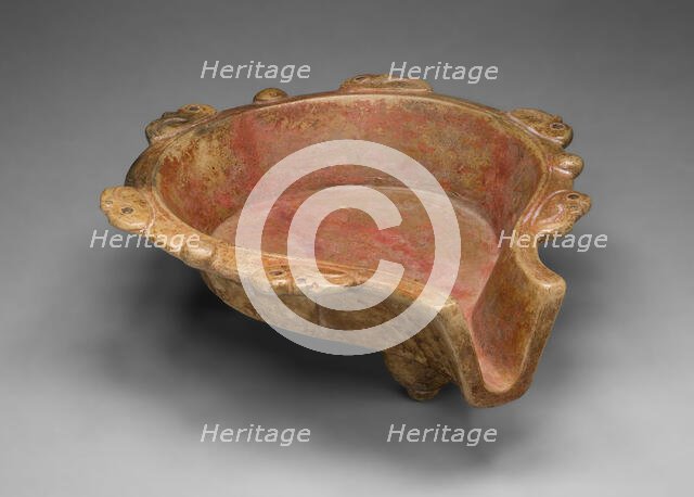 Spouted Dish with King Vulture Heads, 800/400 B.C. Creator: Unknown.