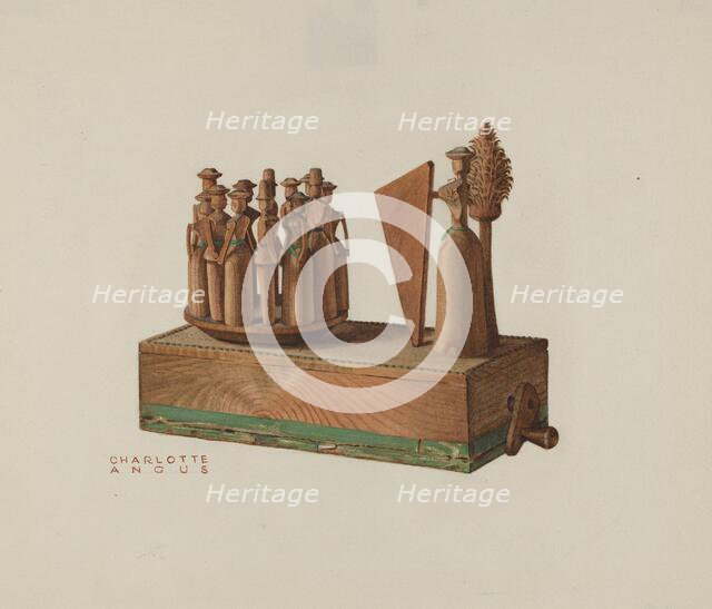Pa. German Music Box, 1935/1942. Creator: Charlotte Angus.