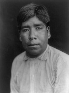 A man of Palm Springs-Cahuilla, 1905, c1924. Creator: Edward Sheriff Curtis.