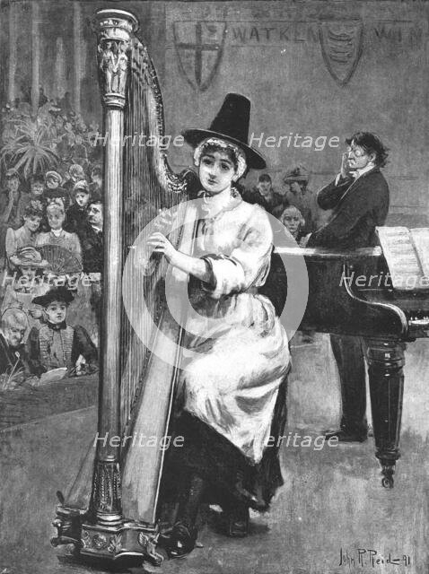 ''The Recent Eisteddfod at Swansea; A Popular Soloist', 1891. Creator: John Robertson Reid.