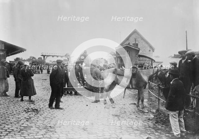 Wounded from battle of Vie [i.e., Vic] at Compiegne, 26 Oct 1914. Creator: Bain News Service.