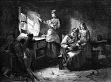 For Men must Work and Women must Weep, from the picture by W. H. Weatherhead..., 1883. Creator: Unknown.