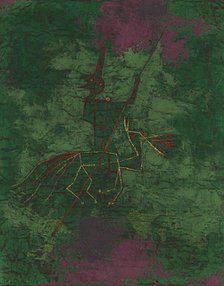 Versprengter Reiter (Scattered Rider), 1929. Creator: Klee, Paul (1879-1940).
