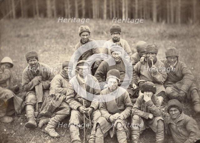 Group of convicts, between 1885 and 1886. Creator: Unknown.
