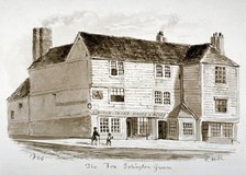 View of the Old Fox Inn, Islington, London, 1820.               Artist: CH Matthews