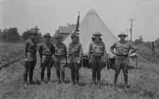 Lt. W.F. Gauss, Capt. W.P. Wattles, Maj. J.W. Hubbel, Lt. T.H. Griesh..., between c1915 and c1920. Creator: Bain News Service.