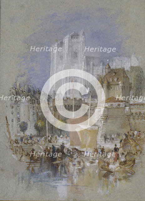 Nantes, 1826-1830. Artist: JMW Turner.
