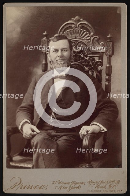 Portrait of Joseph Williams Collins (1839-1904), 1890s. Creator: George Prince.