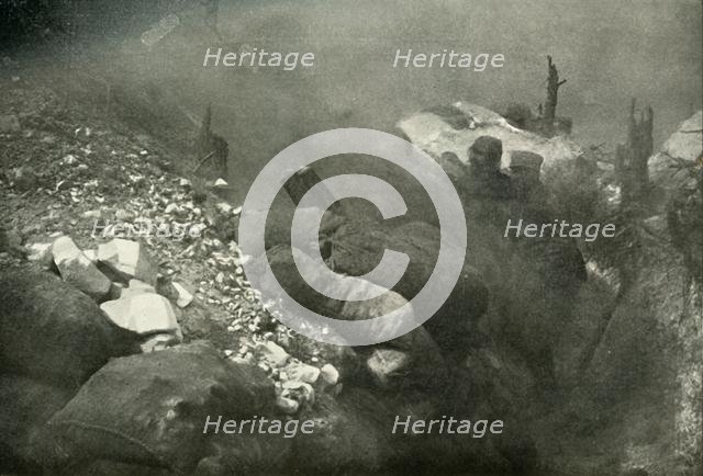 'Trench Warfare in the Argonne', (1919). Creator: Unknown.