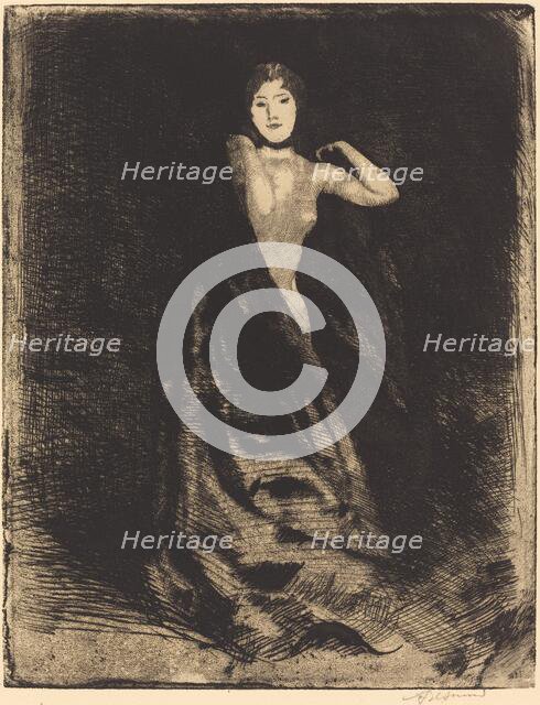 La Femme (frontispiece), c. 1886. Creator: Paul Albert Besnard.