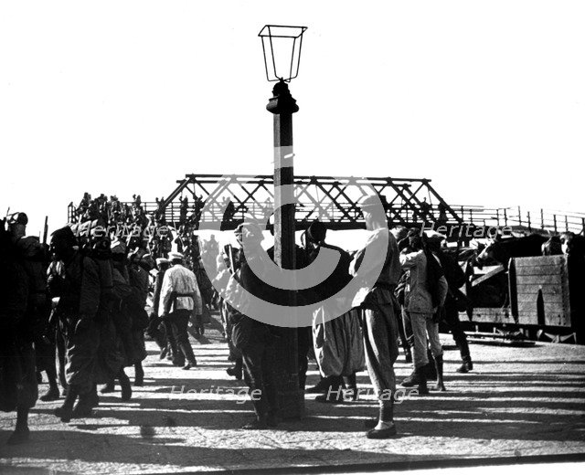 French troops, Tientsin, China, 1900. Artist: Unknown