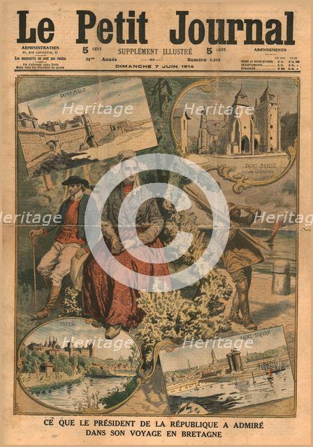 What the president admired during his trip to Brittany, 1914. Creator: Unknown.