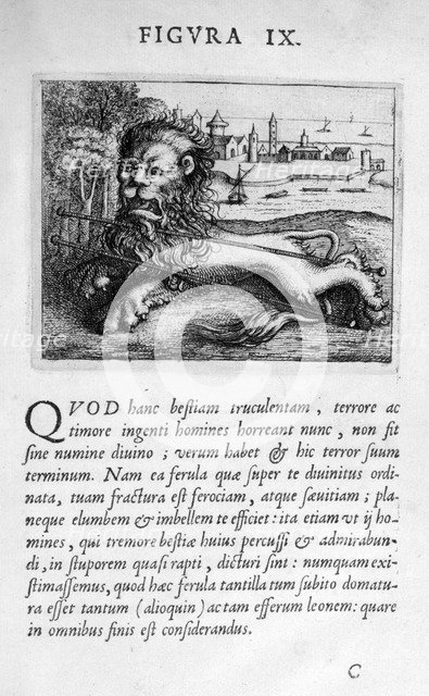 Prophecy figure IX from Prognosticatio Eximii Doctoris Paracelsi, 1536.  Artist: Theophrastus Bombastus von Hohenheim Paracelsus