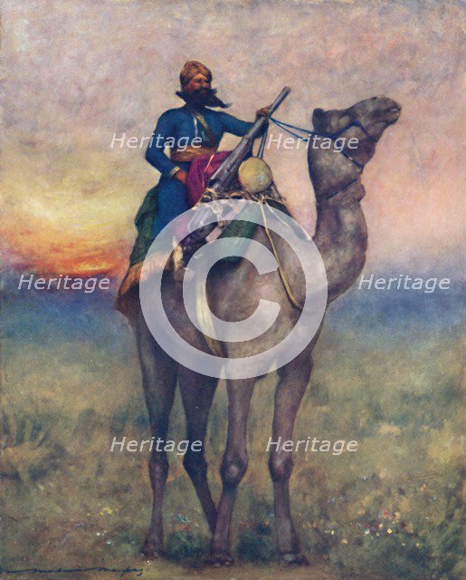 'A Swivel-Gun Bearer from Rajputana', 1903. Artist: Mortimer L Menpes.