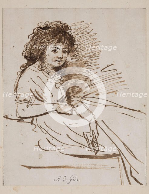 Portrait of a Woman, early 19th century. Creator: Antoine-Jean Gros.