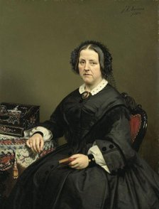 Wilhelmina Margaretha van den Bosch (1807-1874), Wife of Gerard Johan Verloren van Themaat, 1874.  Creator: Jan Hendrik Neuman.