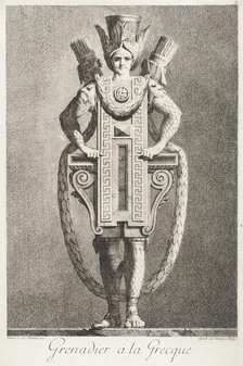 Grenadier à la Grecque, 1771. Creator: Bossi.