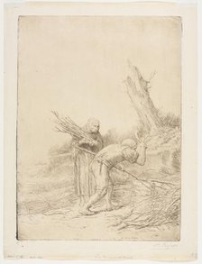 Les Faiseurs de fagots. Creator: Alphonse Legros (French, 1837-1911).