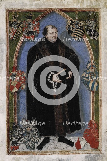 Portrait of George III, Prince of Anhalt-Dessau (1507-1553), 1553. Artist: Cranach, Lucas, the Younger (1515-1586)