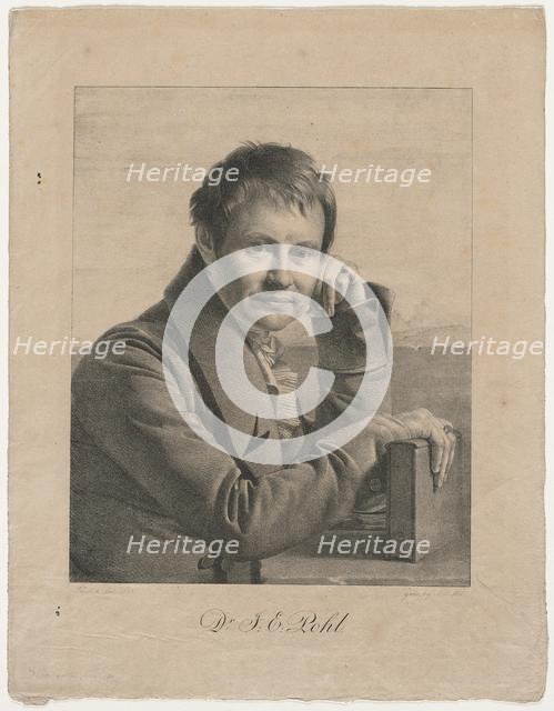 Portrait of Dr. F. E. Pohl, 1825. Creator: Franz Kadlich (Austrian, 1786-1840).