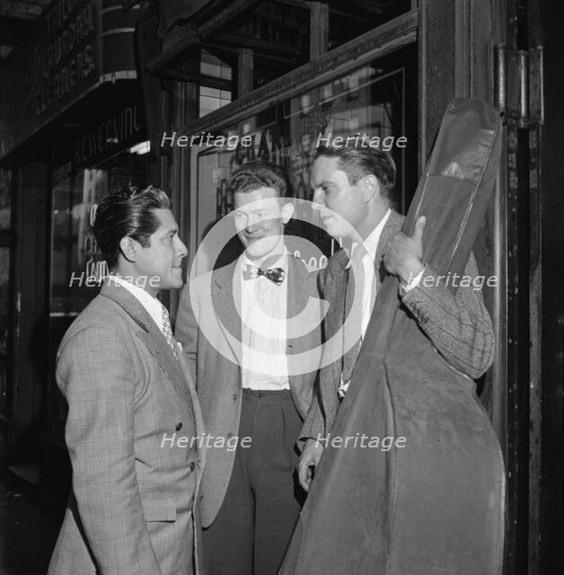 Portrait of Bob Haggart, Charlie's Tavern, New York, N.Y., 1946. Creator: William Paul Gottlieb.